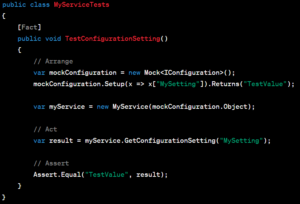 Unit Testing Configurations